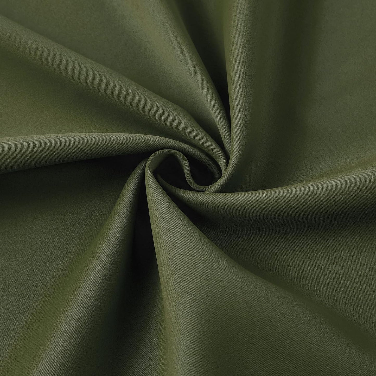 KEQIAOSUOCAI Dark Academia Olive Green Curtains Blackout with Pinch Pleat, 90 Inch Drapes 2 Panels Thermal Insulated Window Treatment Energy Saving Sound Reducing Draperies for Bedroom 40x90