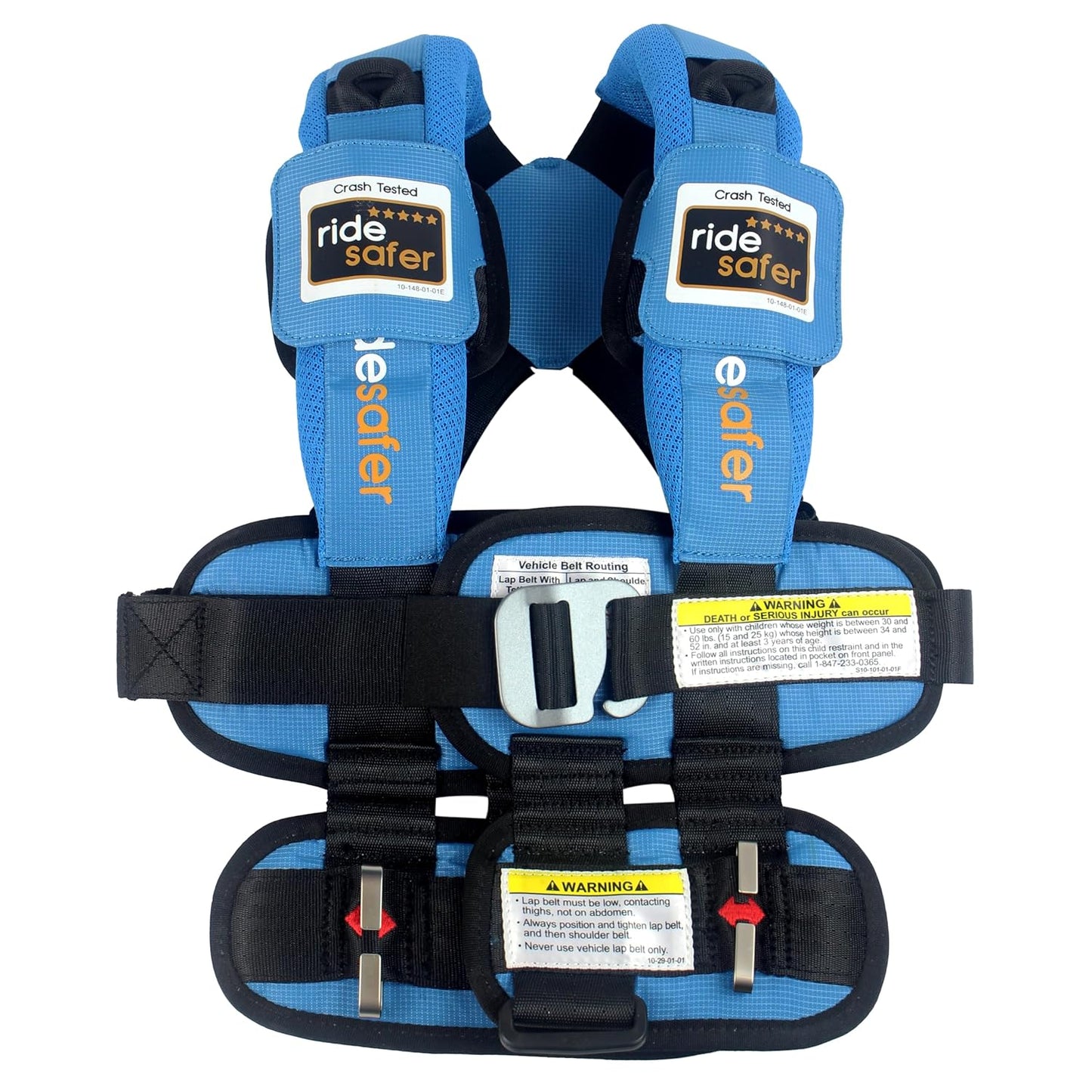 Small Blue, Lightweight, Compact, Portable Car Seat - Perfect for Travel and Everyday Child Safety (Pack of 6)
